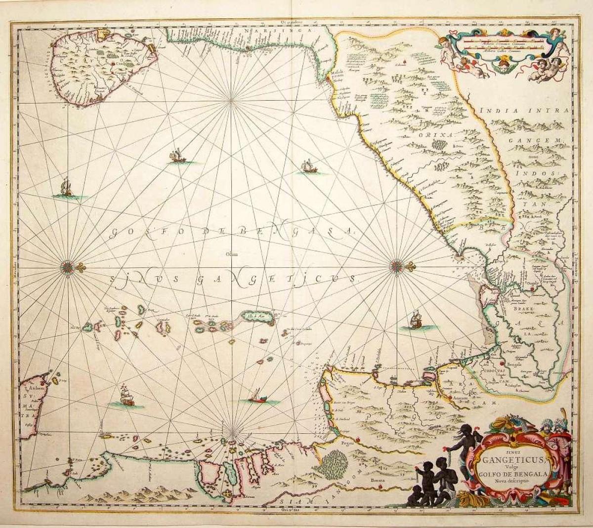 drevna Šri Lanka kartica