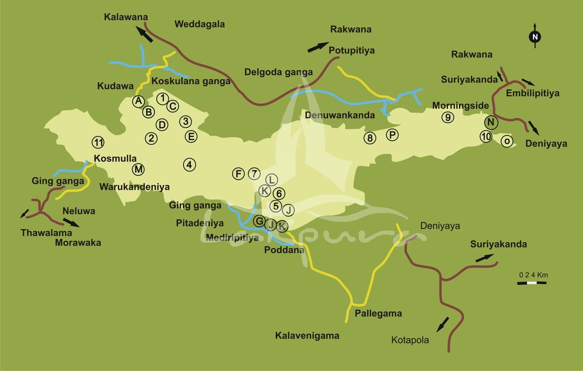 karta Синхараджа Šri Lanka
