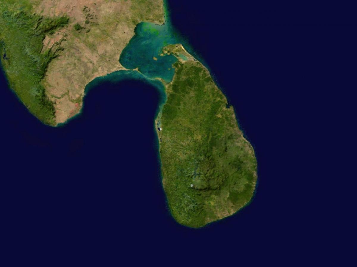 online satelitska karta Šri Lanke